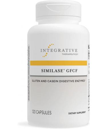 Integrative Therapeutics Similase GFCF - Digestive Enzyme Supplement for Support Against Occasional Gas and Bloating* - Supports Gluten and Casein Digestion* - Dairy Free - 120 Vegan Capsules Standard Packaging