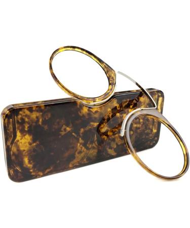 Ispchen Portable Armless Reading Glasses for Men & Women | Stylish Frameless Presbyopic Glasses with Bag | Mini +1.5 Enlargement Glass - Buy Online on GoSupps.com