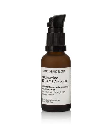 C FARMACIA BARCELONA Anti-Oxidant Day & Night Serum 30ml | Anti-Aging Effect Protection Against Sun Redness & Reduction Irritation | Niacinamide B3B6CE Ampoule 30ml