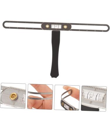 Healeved 5pcs eyebrow drawing tools eyebrow shaper tool t-shape eyebrow measuring ruler 13.5x7.1cmx5pcs Silverx5pcs - Buy Online on GoSupps.com