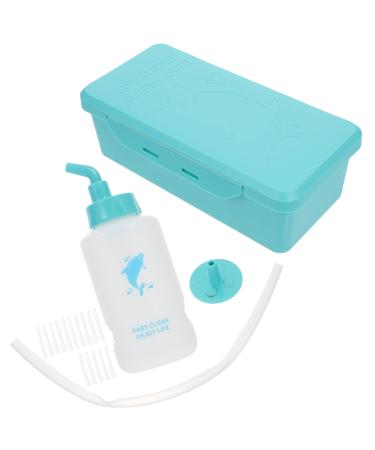 Healifty 1set Bottle Ears Hospital Wash Cleaner Self Green Ear Disposable Flusher Household and Removal Clean Cleaner: with Drops Tool Irrigation Washer Wax Irrigators Tools Kit: Series 18x8x6cm Green