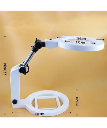 Magnifying Glasses for Hobbies Reading Magnifier Illuminated Magnifying Glass Foldable LED Sub-Lens USB Powered Magnifying Glass Can Be Used to Read Newspapers Repair Machines Vision - Buy Online on GoSupps.com