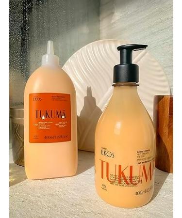 Natura - Ekos Tukum Replenishing Body Lotion - Vegan Skin Care - Moisturize & Improve Skin Texture - Boost Hyaluronic Acid - Brazilian Beauty Secrets - Self Care & Body Care - 13.5 fl oz (400ml) - Buy Online on GoSupps.com