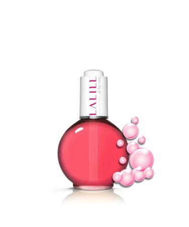 Lalill Nail Cuticle Oil 75ml - Sweet rubber nail care oil - nail oil care for nails nail skin - Spa manicure NaildeDesign hands - vegan - with pipette