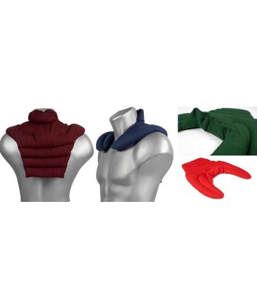 Shop HWS Neck Pillow for Neck Shoulders & Back Relief - Brown-White Linseed Heat Pad - Buy Online on GoSupps.com