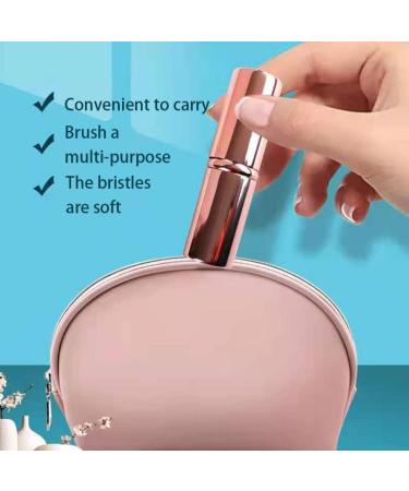 Retractable Makeup Brush Portable Face Blush Powder Brush Makeup Tool for Travel Powder Brushes - Buy Online on GoSupps.com