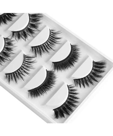 Buy New Mink 3D Eye Lashes - Lot of 5 Mixed Criss Cross Pattern Eyelash Extensions for Stunning Eyes | International Shipping Available - Buy Online on GoSupps.com