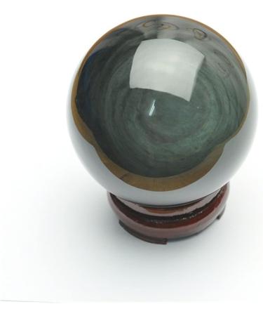 Natural Sphere 1pc Natural Black Obsidian Sphere Large Crystal Quartz Balls for Decorative (Color : 50-60mm) - Buy Online on GoSupps.com