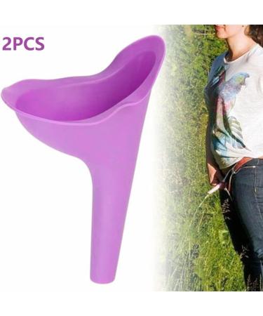 Portable Urinals 2pcs Silicone Pee Funnel Women Standing Piss Female Urinal for Travel Urinating Device Portable Toilet Emergency Camping for Men Women (Color : Pink 2PCS) - Buy Online on GoSupps.com