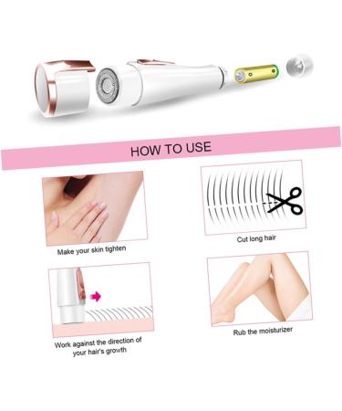 Fomiyes Electric Bikini Razor for Women | Painless Hair Removal Mini Epilator | Pain-Free Body Grooming Device - Miss White - Buy Online on GoSupps.com