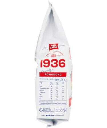 San Carlo 1936 Ancient Recipe Crisps Curled and Crunchy Renowned Rosticceria tomato pear and basil apple chips ancient recipe gluten free 12 x 150 g + Italian pulp - Buy Online on GoSupps.com