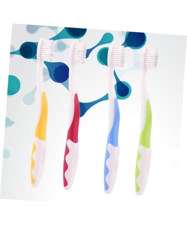 Minkissy Soft Bristle Toothbrush Set - 4 Pieces for Kids | Oral Care Tools with Silver Ions | Gentle Mouthwear & Hygiene Solutions - Buy Online on GoSupps.com