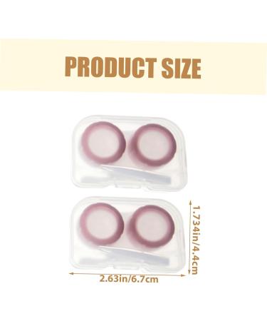 Solustre 40 STK Mini Contact Lens Containers - Portable Travel Accessories & Cases for Eye Care - Buy Online on GoSupps.com