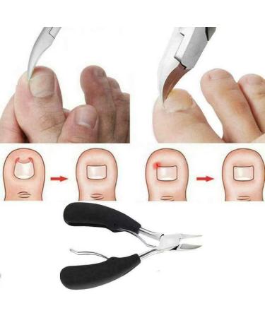 Toenail nail clippers suitable for thick nails and ingrown toenails large heavy-duty precision stainless steel nail clippers toe nail clippers specially designed for male/female/elderly/podiatrists - Buy Online on GoSupps.com