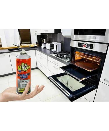 Dr Magic Oven and Grill Cleaner Spray (1X 390 ml)- Effortlessly and Effectively Remove All Stubborn Food Residues and Grease from Oven and Grill -With Scrubbing Pad Dr Magic Oven and Grill Cleaner + Scrubbing Pad - Buy Online on GoSupps.com
