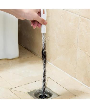 Flexible Pipe Dredge & Sewer Hair Cleaner | Wash Basin Cleaning Brush | Water Pipe Tool for Efficient Drain Cleaning - Buy Online on GoSupps.com