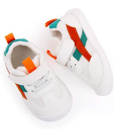 MK MATT KEELY Baby First Walking Shoes - Toddler Anti-Slip Soft PU Leather Prewalker Sneakers (4 UK Child, Green) - Buy Online on GoSupps.com