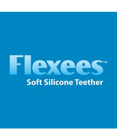 Dr. Brown's Flexees Beaded Teether Rings and Bunny Teether 4-Pack - Blue, Light Blue, Black | 100% Silicone, BPA Free, Easy to Hold | Encourages Self-Soothe | Ages 3m - Buy Online on GoSupps.com