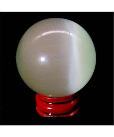 Ornament 1pc Natural White Cat Eye Stone Quartz Crystals Sphere Balls for Gift (Color : 1pc 90-100mm) - Buy Online on GoSupps.com