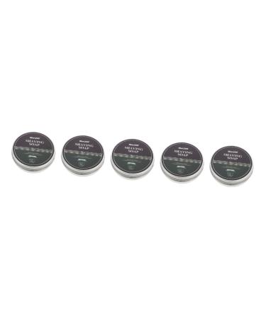 TOVINANNA 5pcs Beard Shaving Cream Men Shaving Beard Soap Shaving Soap Body Lotion Paste Travel Moisturizing