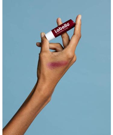 Labello Labello Blackberry Shine Lip Balm 6 Pack (6 x 4.8g) with Soft Red Shine and Shimmering Pigments Lip Care Without Mineral Oils - Buy Online on GoSupps.com
