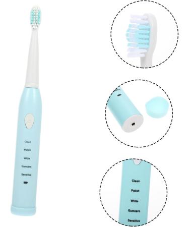Buy HOMSFOU Electric Toothbrush for Children - Automatic Cleaning Brush in Blue | Safe & Fun Oral Care - Buy Online on GoSupps.com