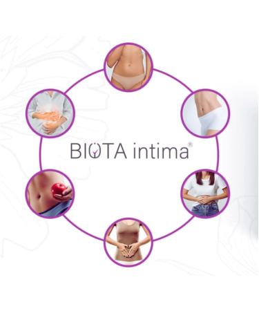 BIOTA Intima Capsules - Advanced Vaginal Probiotics with 180 Billion CFU 6 Strains of Lactobacillus Lactoferrin & Vitamin D for Women's Health - Buy Online on GoSupps.com