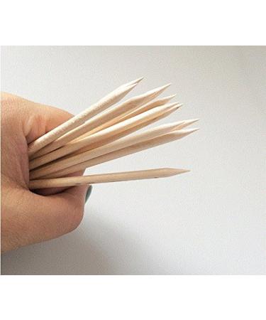 50pcs Wooden Sticks Nail Art Cuticle Pusher Remover - Multi-functional Manicure/Pedicure Tool - Buy Online on GoSupps.com