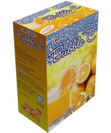Edmark Bubble C Orange Drink 20 Sachets 18 g - Buy Online on GoSupps.com