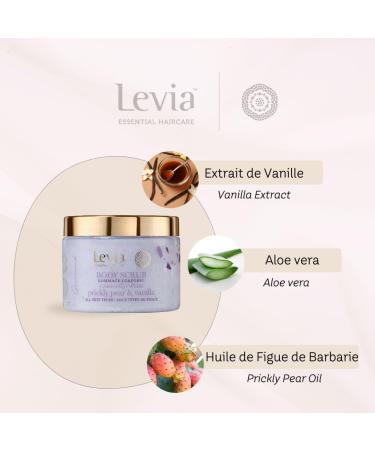  LEVIA Levia | Body Scrub & Body Butter 350 ml | Exfoliating & Intense Hydration | 4 Ranges: Romance Gourmand Elegance Sensual (Gourmand Body Scrub Vanilla & Prickly Pear 350 ML) - Buy Online on GoSupps.com