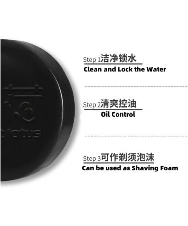  MyHaing 5 Pieces/1 Pack Bamboo Charcoal Soap Soothing Dry Irritant Skin Body Soap Face Hand Soap Natural Charcoal Soap for Face Cleansing - Buy Online on GoSupps.com