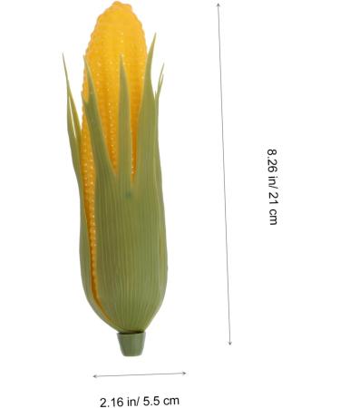 ABOOFAN 8 Pcs Simulation Corn Realistic Vegetable Lifelike Kitchen Vegetable Toys Artificial Fruits Kitchen Photography Props Corn Decor Decoratve Food Toy Fake Decoration Cupboard Plastic - Buy Online on GoSupps.com