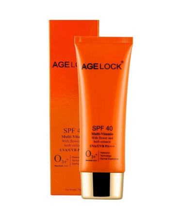 O3+ Agelock SPF 40 Multi-Vitamin with Flower and Herb Extracts (75gm)