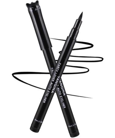 Beavorty 2pcs Waterproof Eyeliner Pencil Eyeliner Waterproof Eyeliner Tool Kitten Three-dimensional 1 count (Pack of 1) Blackx2pcs - Buy Online on GoSupps.com
