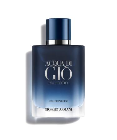 Armani Beauty - Acqua di Gi Profondo - Eau de Parfum - Cologne for Men - Fresh & Aromatic Men s Fragrance - Mandarin Lavender Cedarwood Notes 1.6 Fl Oz (Pack of 1)