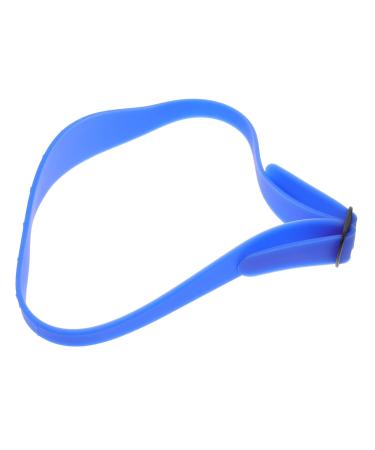 BIUDECO Haircut Shaving Template Hair Trimming Guide Silicone Fading Guide Silicone Fade Guide Self Haircut Band Silicone Haircut Guide Hairdressing Tool Silica Gel Neckline Man 70x4.5cm Blue