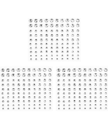 Guangcailun 3 Sheets Forehead Rhinestones Portable Shining Nails Art Crystals Fingernail Toenail Decoration Household Salon Manicure - Buy Online on GoSupps.com