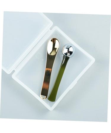  FRCOLOR Set of 2 Mini Makeup Spatulas for Skin Care for Face Cream Eye Cream Reusable and Easy to Clean - Buy Online on GoSupps.com