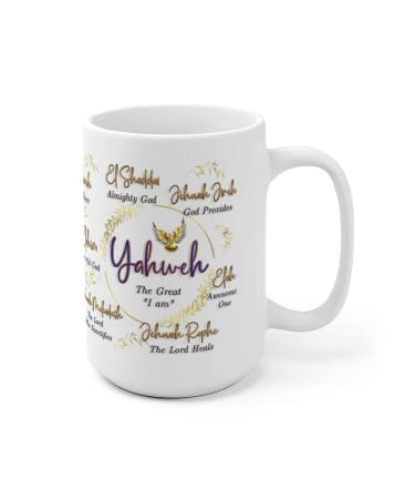Yahweh Holy Names of God-11oz and 15 oz.Mug (11 oz)