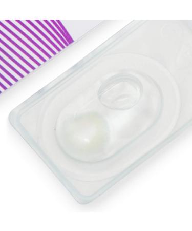 Glamlens Gray Colored Contact Lenses - Monthly Soft Silicone Hydrogel 0.0 Diopters - Includes Contact Lens Case - Buy Online on GoSupps.com