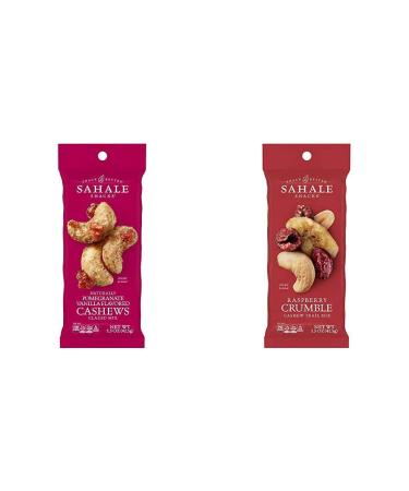 Sahale Snacks Pomegranate Vanilla Flavored Cashews Glazed Mix 9 Packs 1.5 oz (42.5 g) Each