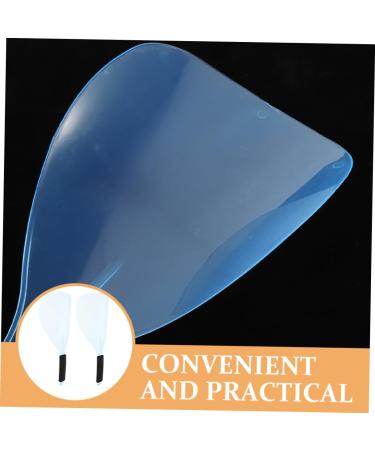 2pcs Hair Salon Mask Hair Gel Hairspray Masks Hair Glue Hairdressing Protector Protective for Hair Hairdresser Barber Hairdressing Mask Handle Cover Blue Plastic - Buy Online on GoSupps.com