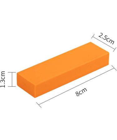 Meideli Stainless Steel Decontamination Artifact Eraser 3Pcs Limescale Rust Glass Cleaning Eraser Magic Eraser Stainless Steel Stain Remover Rubber Cleaning Eraser for Kitchen & Bedroom Orange - Buy Online on GoSupps.com