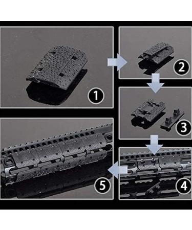 Cnevcho Tactical Polymer Rail Pack of 12 - Durable and Versatile Rails for Superior Weapon Customization - Buy Online on GoSupps.com