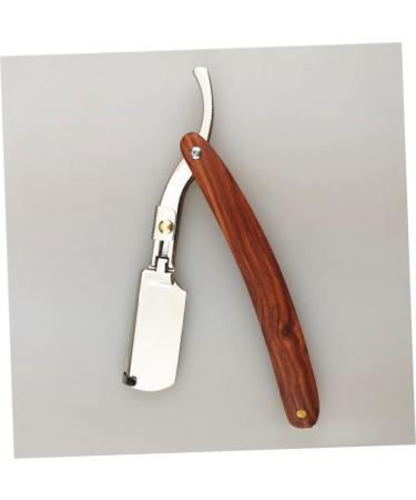 Minkissy Travel Razor Knife for Men | Double-Sided Metal Razor & Bamboo Holder - Safe & Portable Khimar Hijab Hair Cutting Tool - Buy Online on GoSupps.com