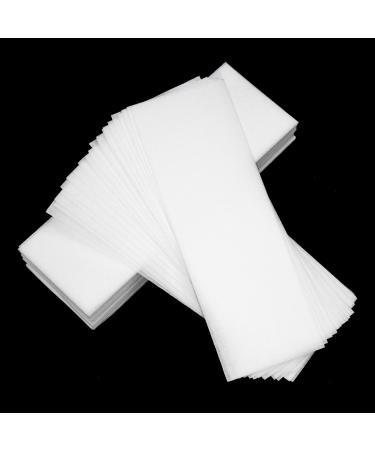 Wax Paper Wax Strips waxing strips paper hair removal strips Easy to cut for legs chest back and face - No wax - Pack of 100 Strips 100 count (Pack of 1) White - Buy Online on GoSupps.com
