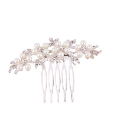 FRCOLOR 1pc Wedding Hair Accessories women hairpin flower wedding headpiece hairbrush for women Wedding Hair decoration bridal headdress bridal hair accessories diamond bridesmaid comb