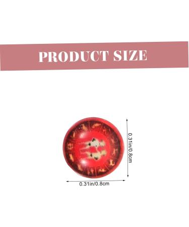 NUOBESTY 100 pcs 12 women's DIY glass charms round patch necklace Ring face Gift bra replace wrapped thank you gifts epaulets lucky beads earrings football ceramic tile shoulder epaulets - Buy Online on GoSupps.com