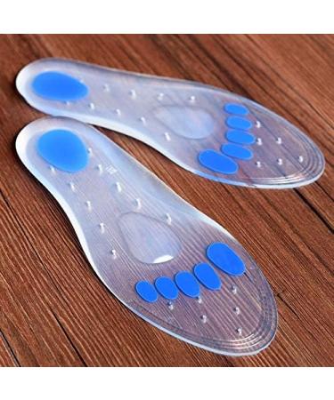 Buy Silicone Gel Insoles for Heel & Arch Support | Orthotic Insoles for Plantar Fasciitis | EU Size 44-46 - Fast International Shipping - Buy Online on GoSupps.com