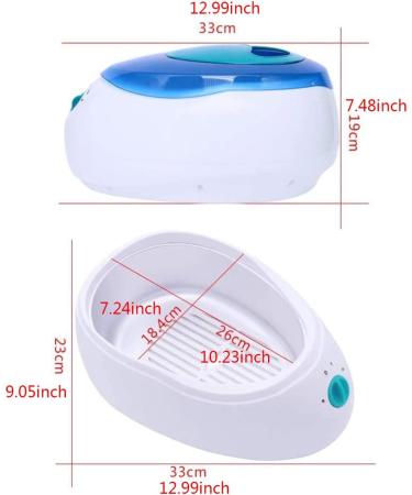 Paraffin Wax Bath with Heat Shield for Hands and Feet Beauty Salon Highly Effective Skin Treatment Cares for Rough Dry or Stressed Skin Encourages Blood Flow 2700ml - Buy Online on GoSupps.com